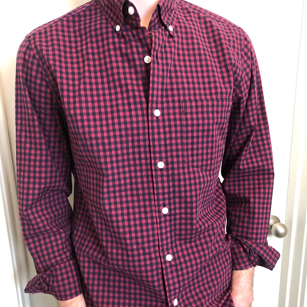 JCrew Gingham Button-down Shirt